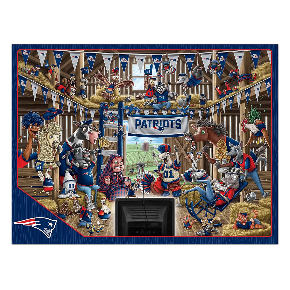 Rompecabezas YouTheFan NFL Barnyard Fans England