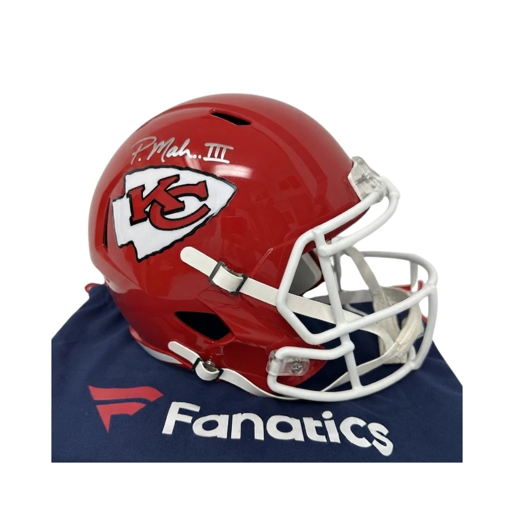 Casco Riddell NFL Speed Réplica Autografiado Por Patrick Mahomes Kansas Chiefs