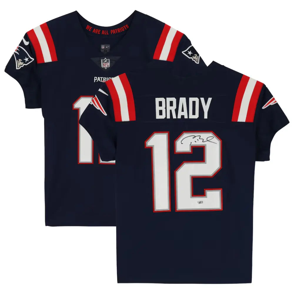 Jersey NFL Autografiado por Tom Brady #12 2022