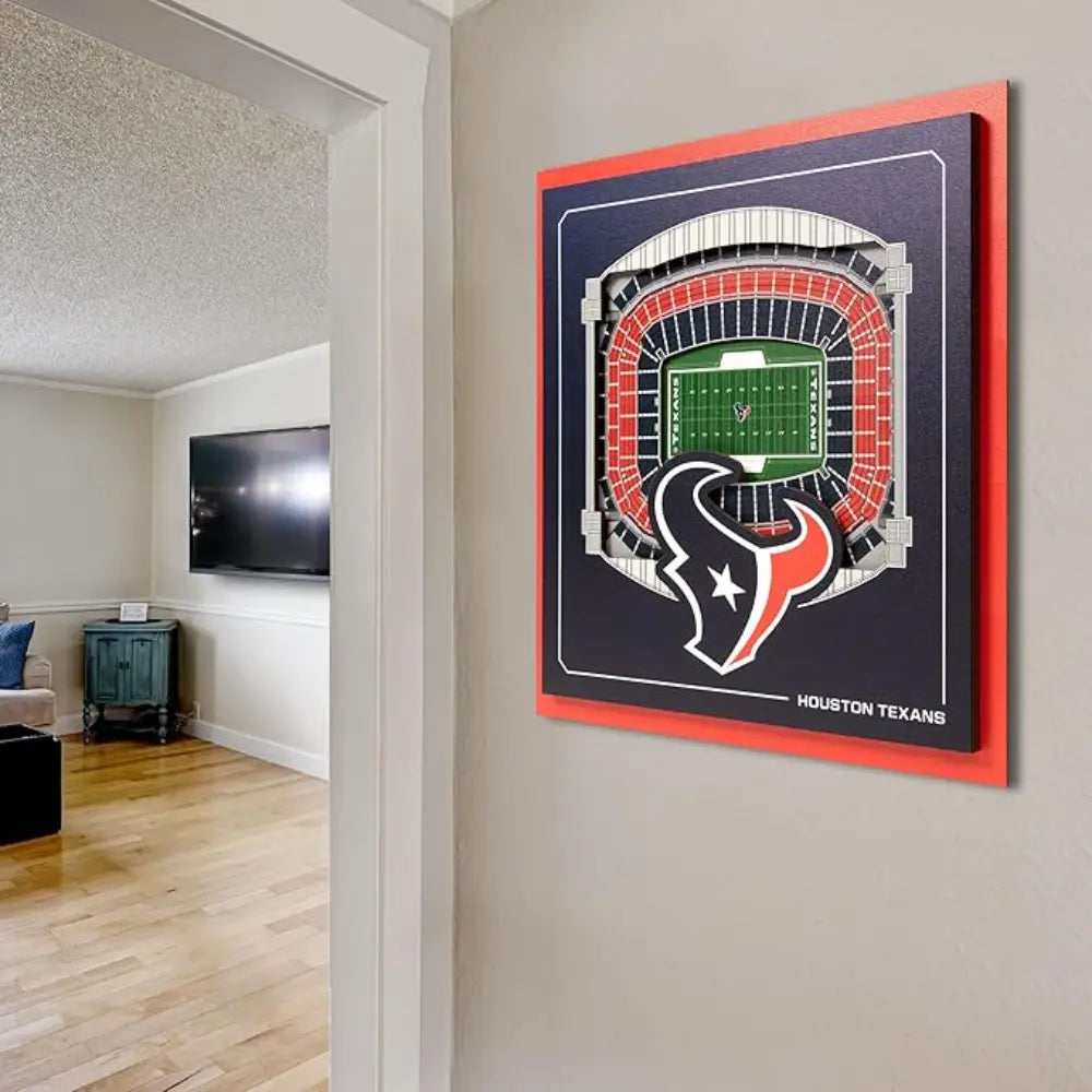 Cuadro NFL Stadium Series 3D Texans