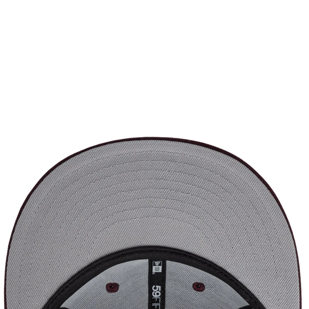 Gorra New Era 5950 MLB MLB Fitted Lila Yankees