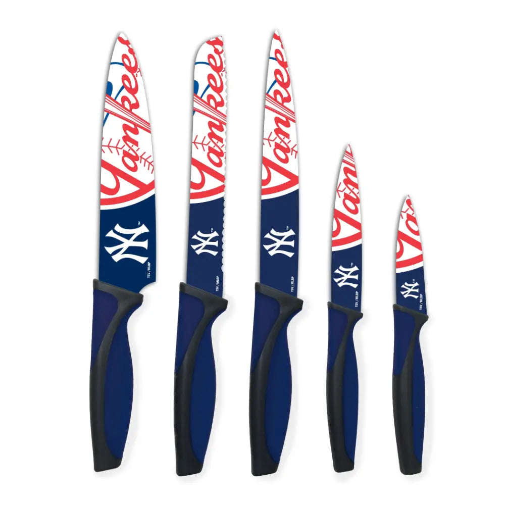 Juego Cuchillos MLB Set 5 Piezas Yankees