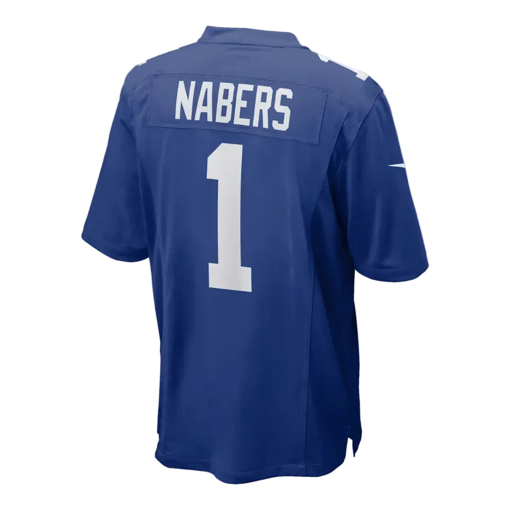 Jersey Nike NFL Game Home Malik Nabers #1 Giants