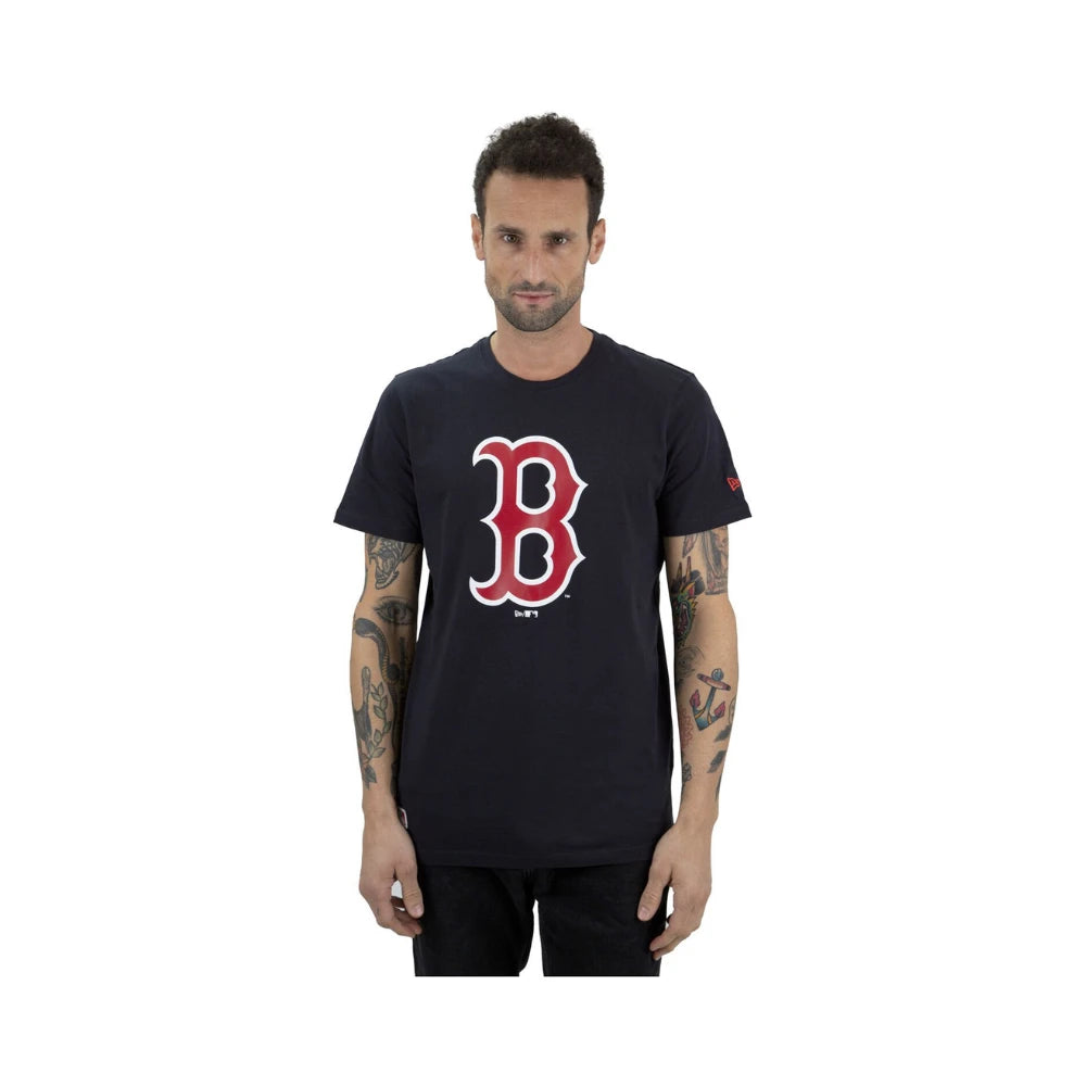 Playera New Era MLB Big Front Logo Red Sox