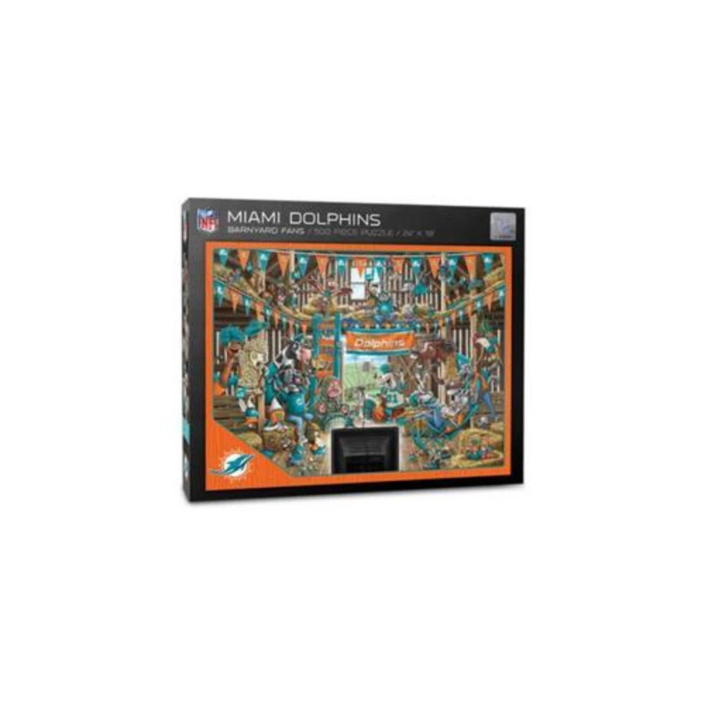 Rompecabezas YouTheFan NFL Barnyard Fans Dolphins