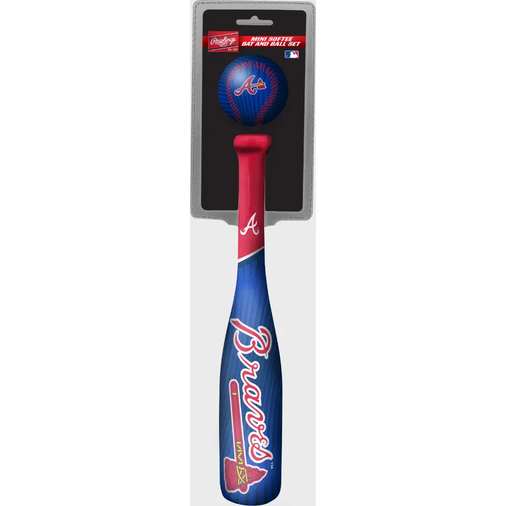 Bate Rawlings MLB Mini Slugger Set Braves