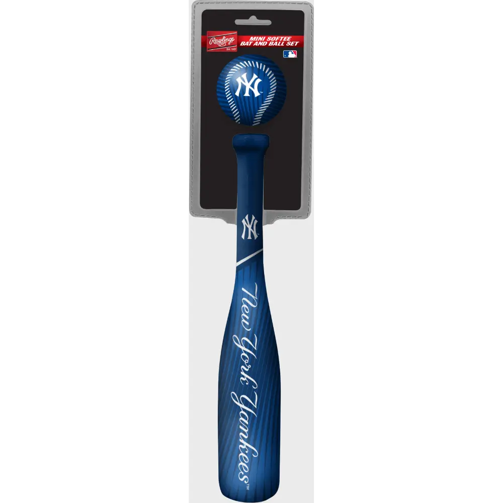 Bate Rawlings MLB Mini Slugger Set Yankees