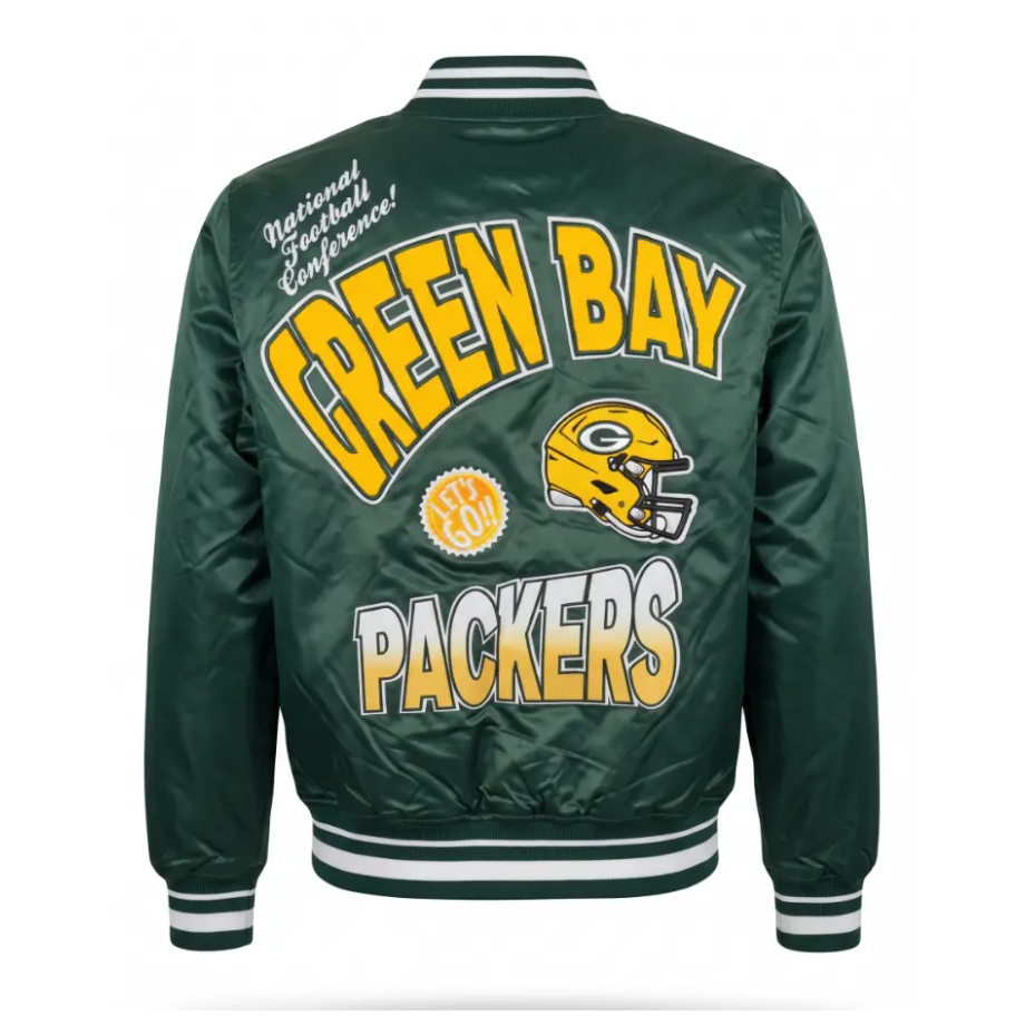 Chamarra Pro Standard NFL Turn It Up Satín Packers