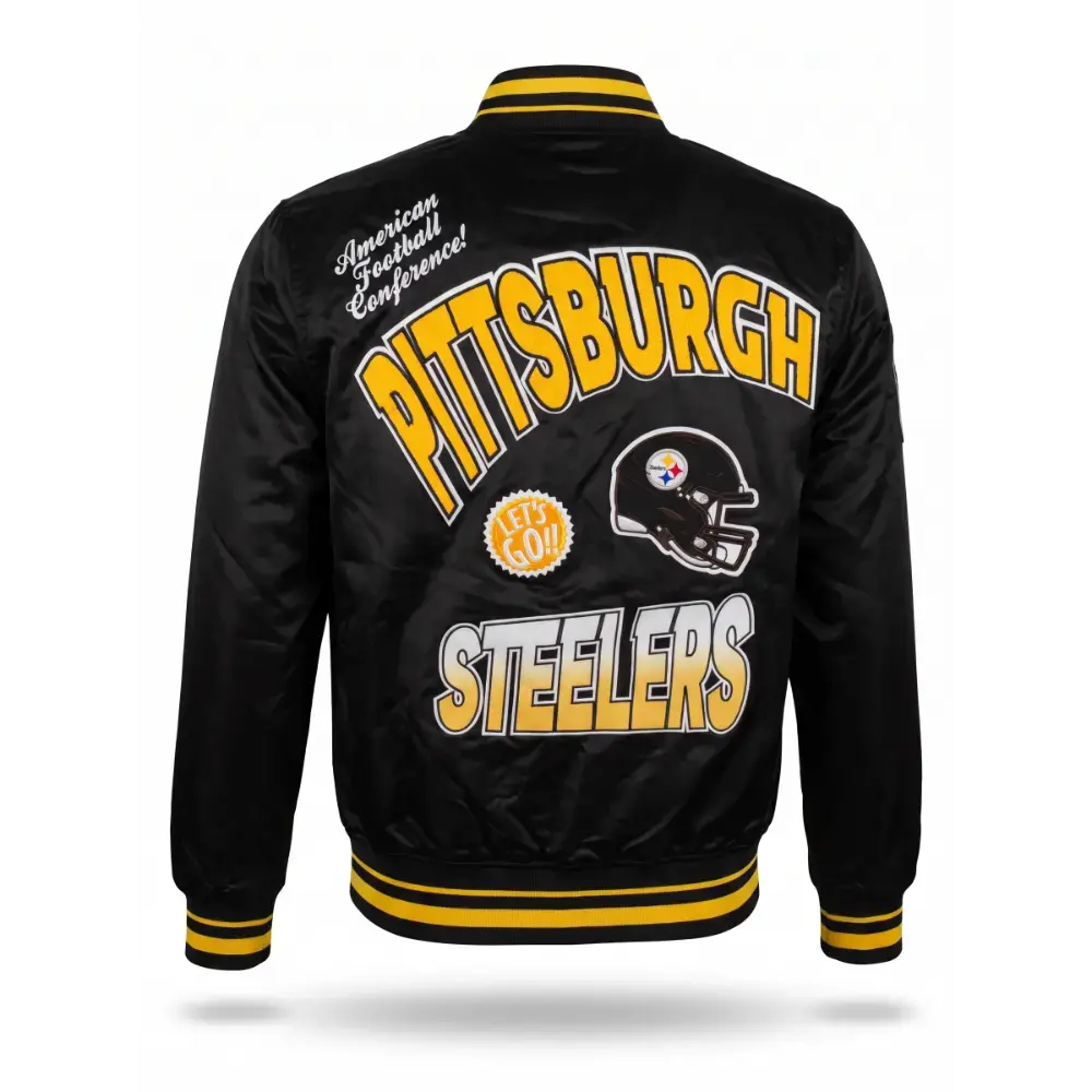 Chamarra Pro Standard NFL Turn It Up Satín Steelers