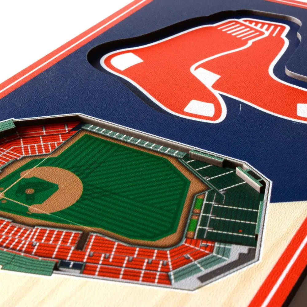 Cuadro YouTheFan NFL Stadium Banner 3D Red Sox