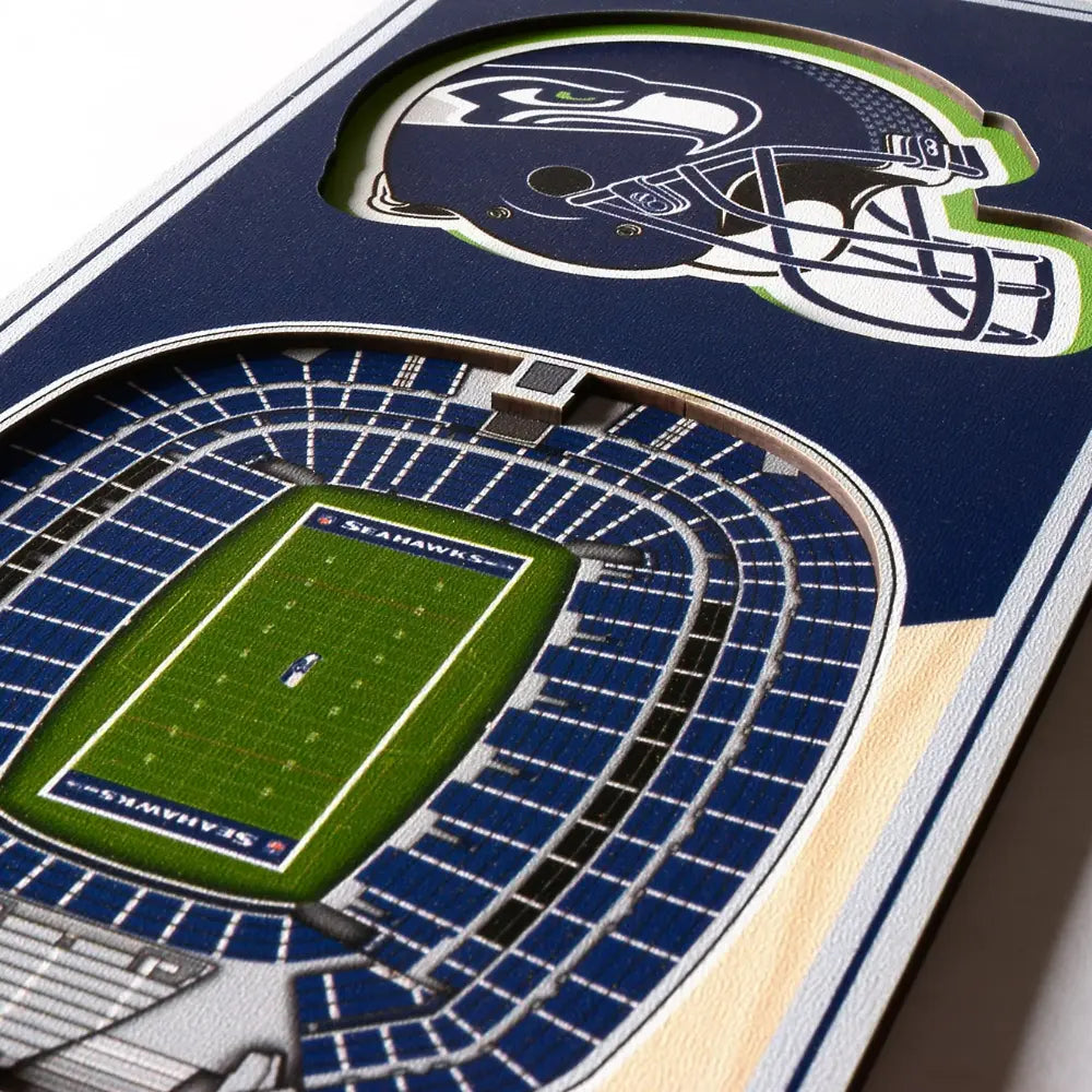 Cuadro YouTheFan NFL Stadium Banner 3D Seahawks