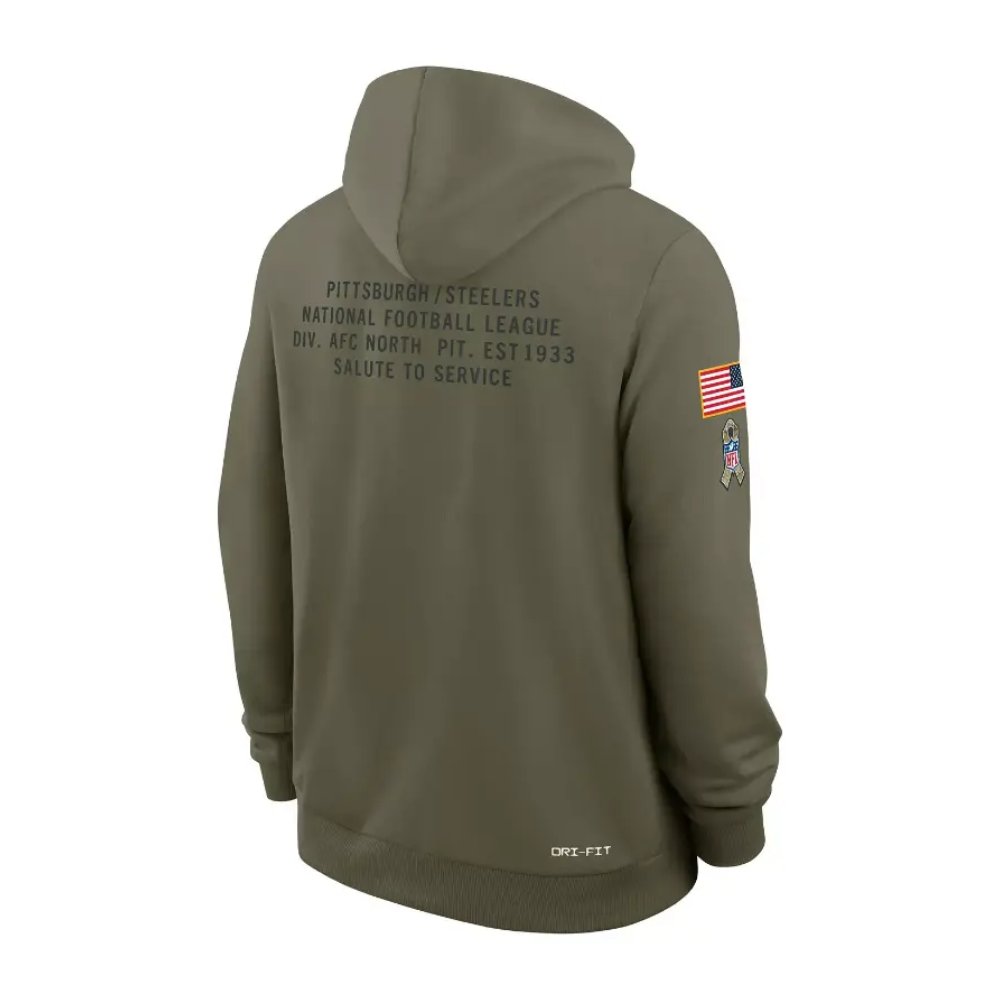 Hoodie Nike NFL Salute To Service 2025 Steelers