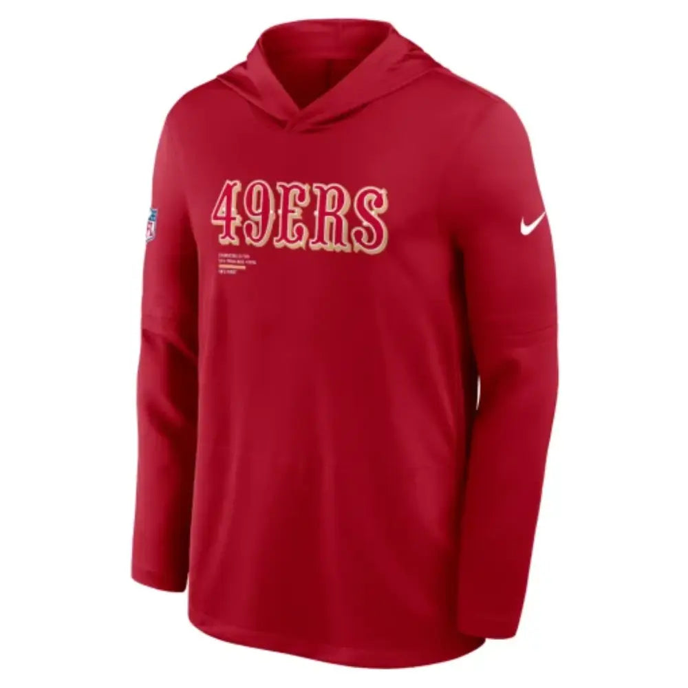 ナイキ フーディ 49ers フード付き ウェア 赤 ロゴ カジュアル L Hoodie Nike NFL Sideline Lighweight 49Ers – The Fan Town