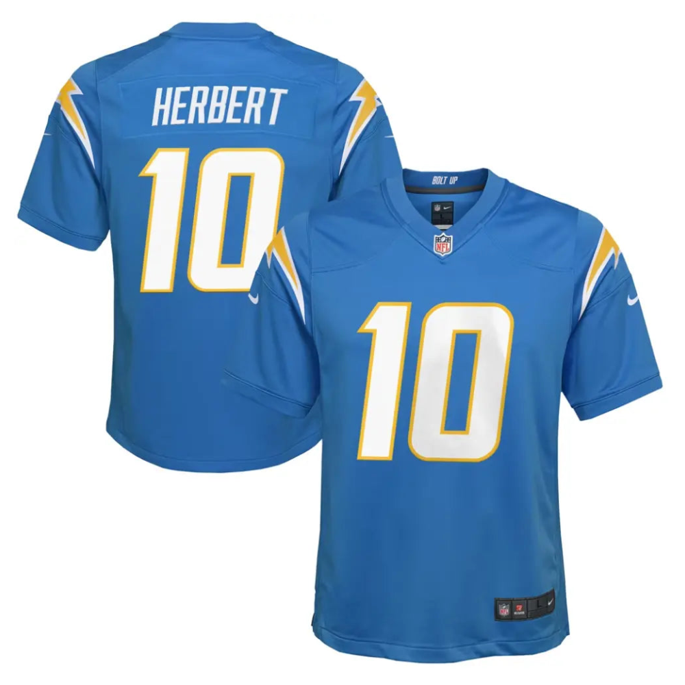 Jersey Nike Game Home Justin Herbert #10 Chargers