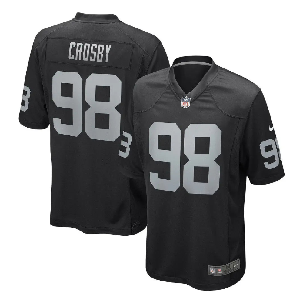 Jersey Nike Game Home Macc Crosby #98 Raiders