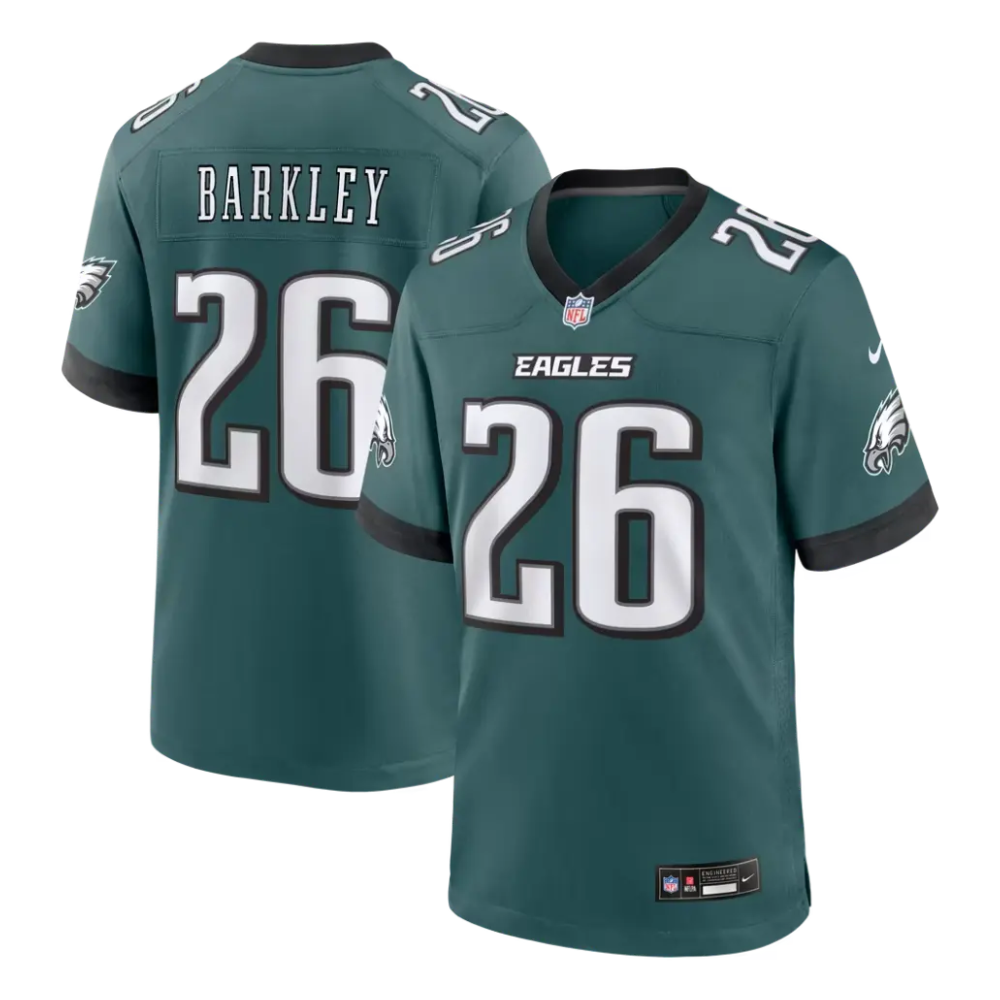 Jersey Nike NFL Game Home Saquon Barkley #26 Eagles