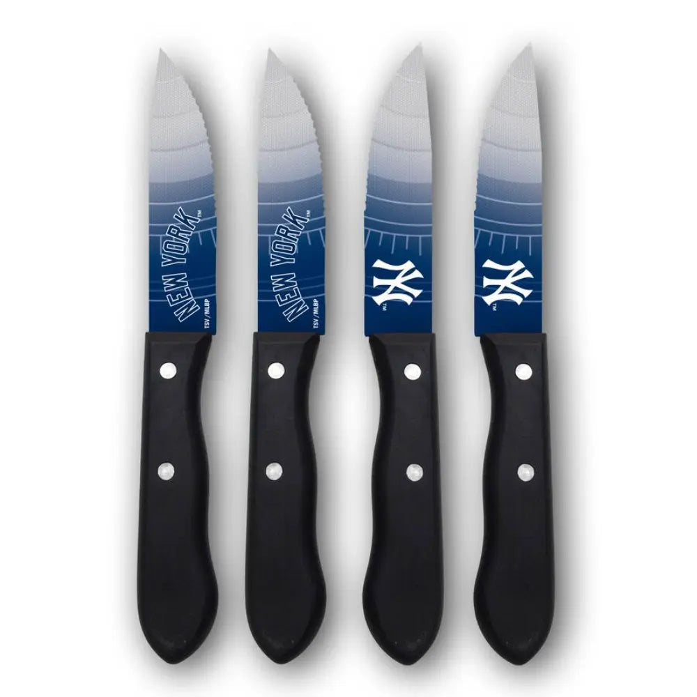 Juego Cuchillos MLB Set 4 Piezas Yankees