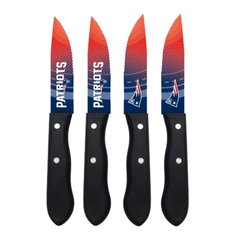 Juego Cuchillos NFL Set 4 Piezas Patriots