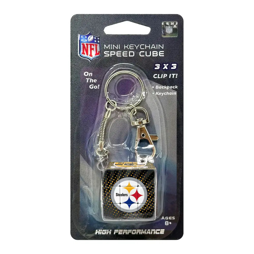 Llavero Party Animals NFL Mini Speed Cube Steelers