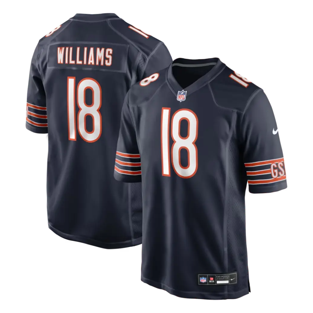Jersey Nike NFL Game Home Caleb Williams #18 Bears