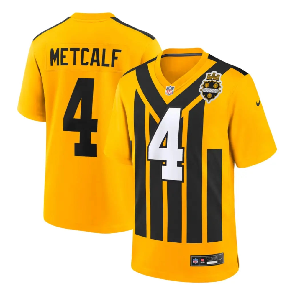 Jersey Nike NFL Game Alterno DK Metcalf #4 Steelers