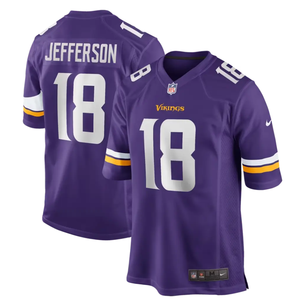 Jersey Juvenil Nike Game Team NFL Vikings Justin Jefferson