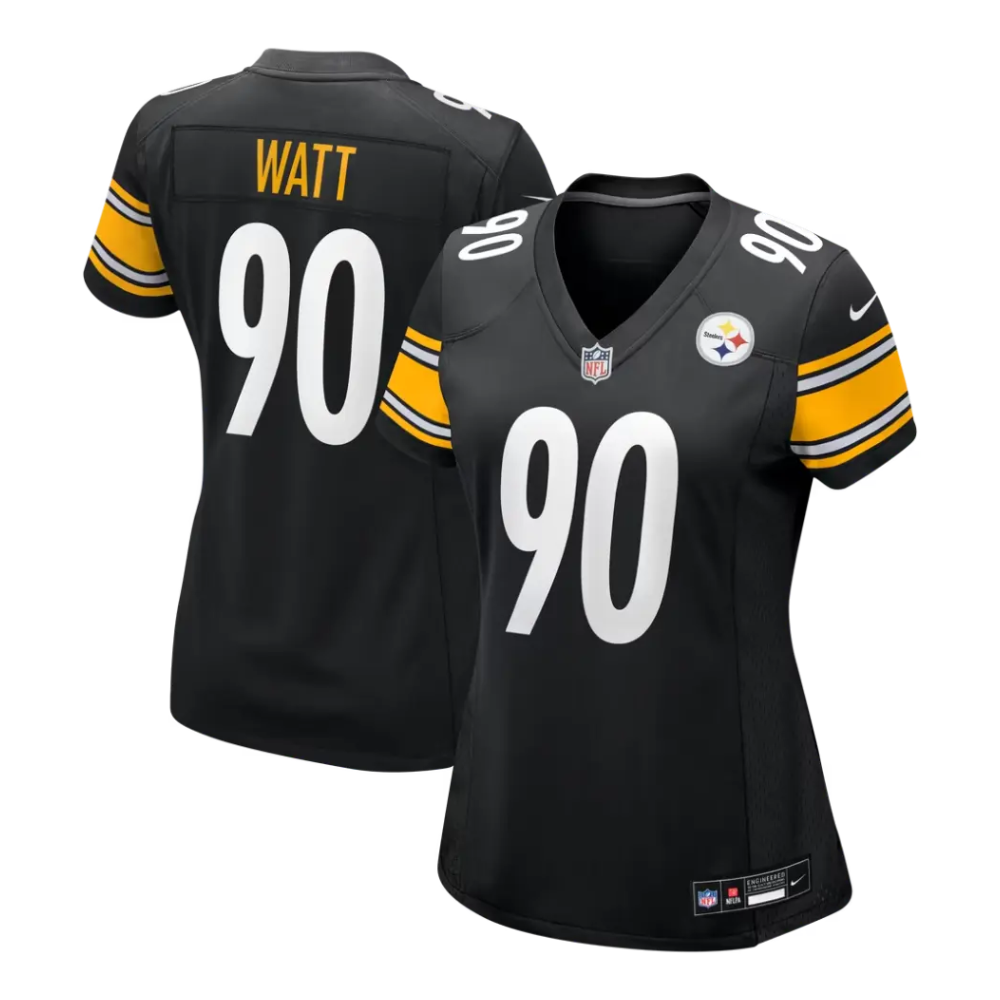 Jersey Dama Nike NFL Game Home T.J. Watt #90 Steelers