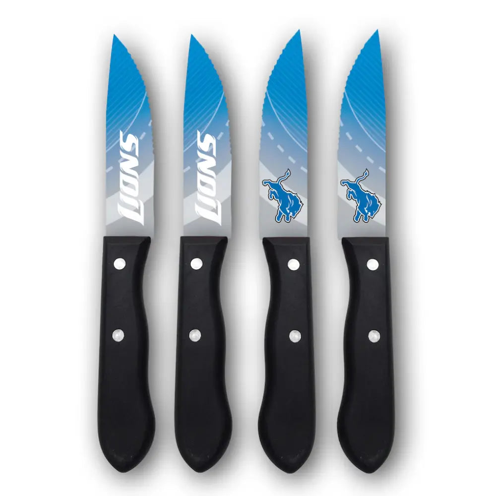 Juego Cuchillos NFL Set 4 Piezas Lions
