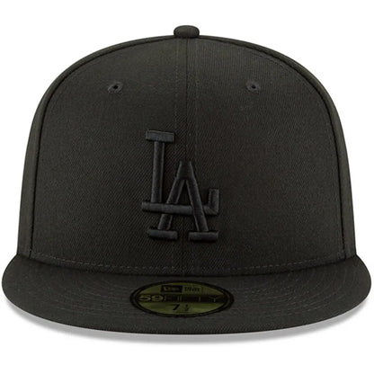 Gorra New Era 5950 MLB Black On Black Dodgers