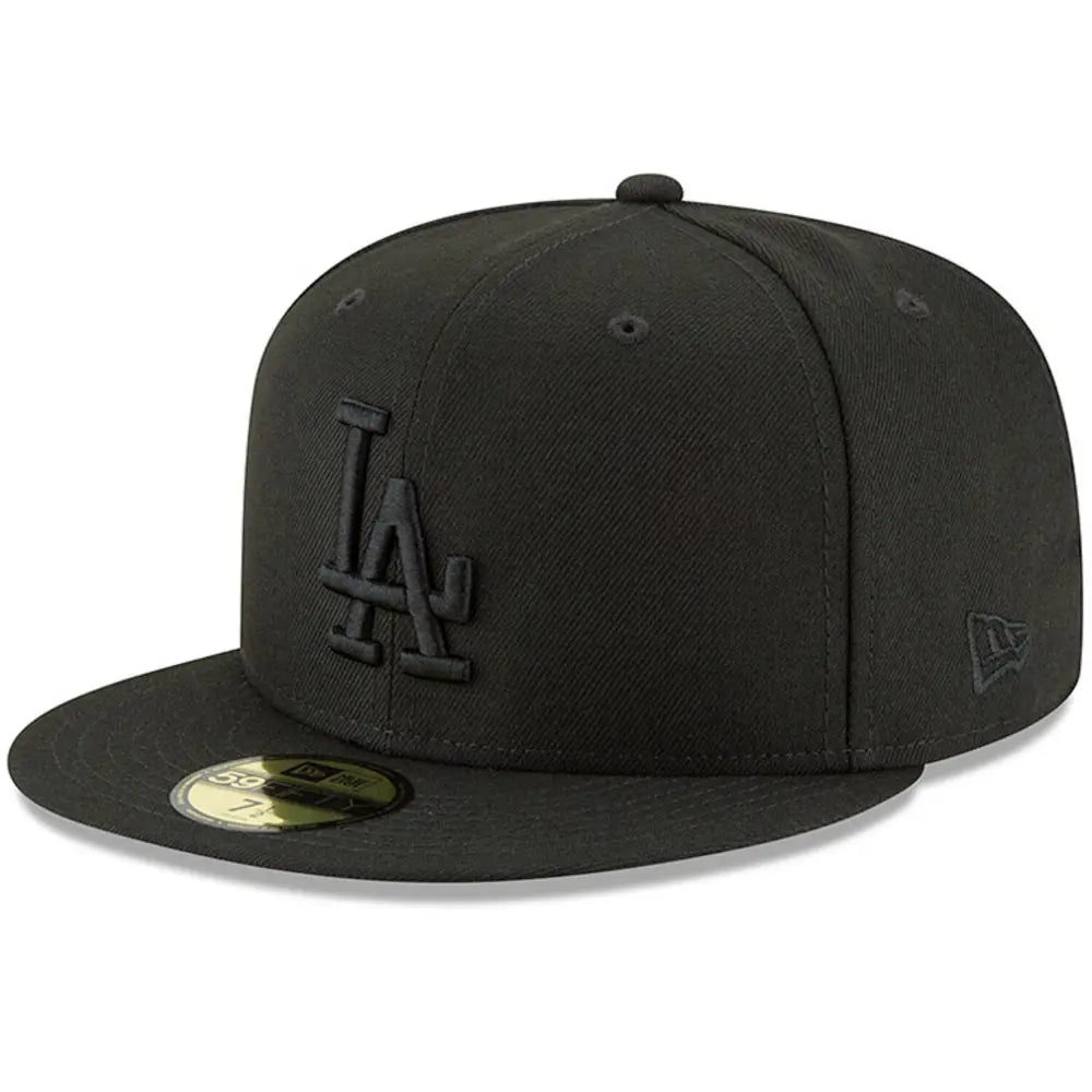Gorra New Era 5950 MLB Black On Black Dodgers