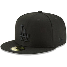 Gorra New Era 5950 MLB Black On Black Dodgers