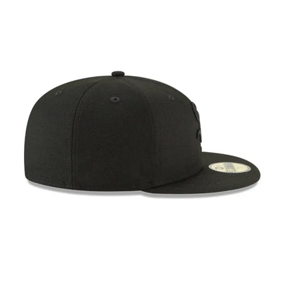 Gorra New Era 5950 MLB Black On Black White Sox