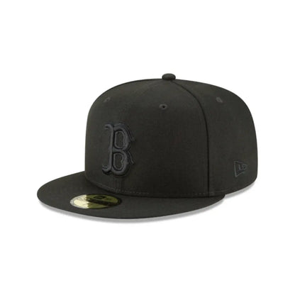 Gorra New Era 5950 MLB Black On Black Red Sox