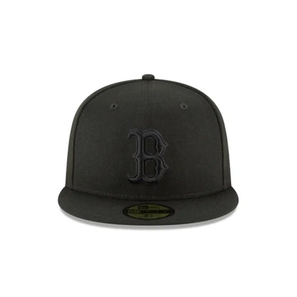 Gorra New Era 5950 MLB Black On Black Red Sox