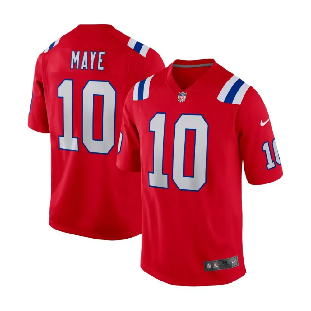 Jersey Nike Game Alterno Drake Maye #10 Patriots