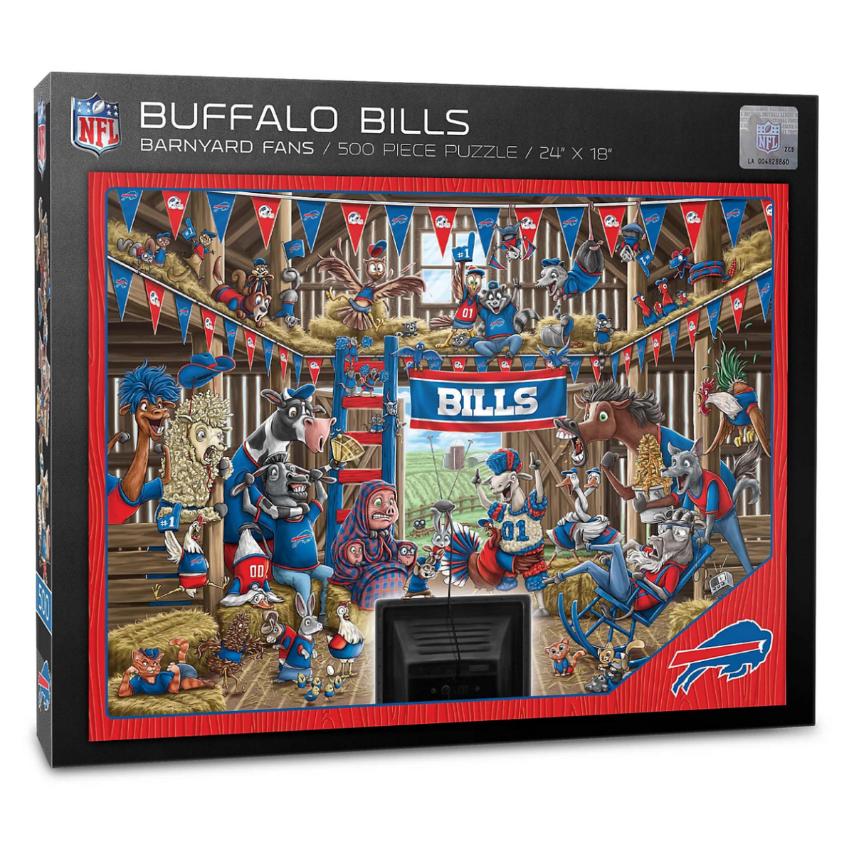 Rompecabezas YouTheFan NFL Barnyard Fans Bills