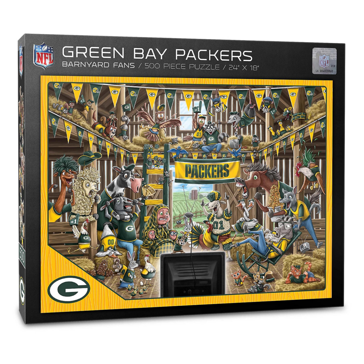 Rompecabezas YouTheFan NFL Barnyard Fans Packers
