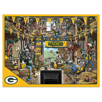 Rompecabezas YouTheFan NFL Barnyard Fans Packers