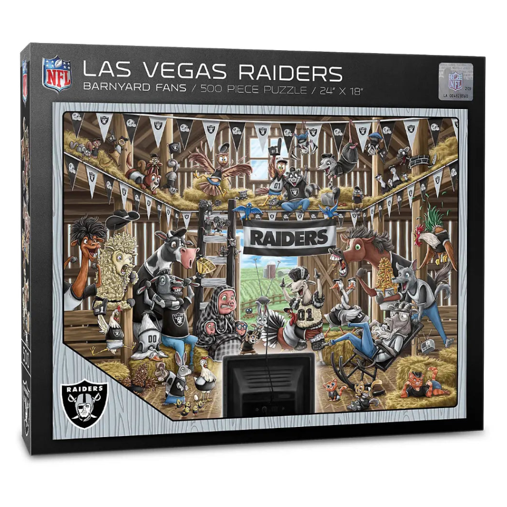Rompecabezas YouTheFan NFL Barnyard Fans Raiders