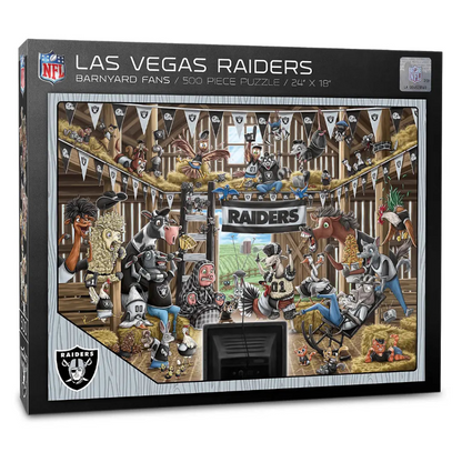 Rompecabezas YouTheFan NFL Barnyard Fans Raiders