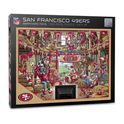 Rompecabezas YouTheFan NFL Barnyard Fans 49Ers