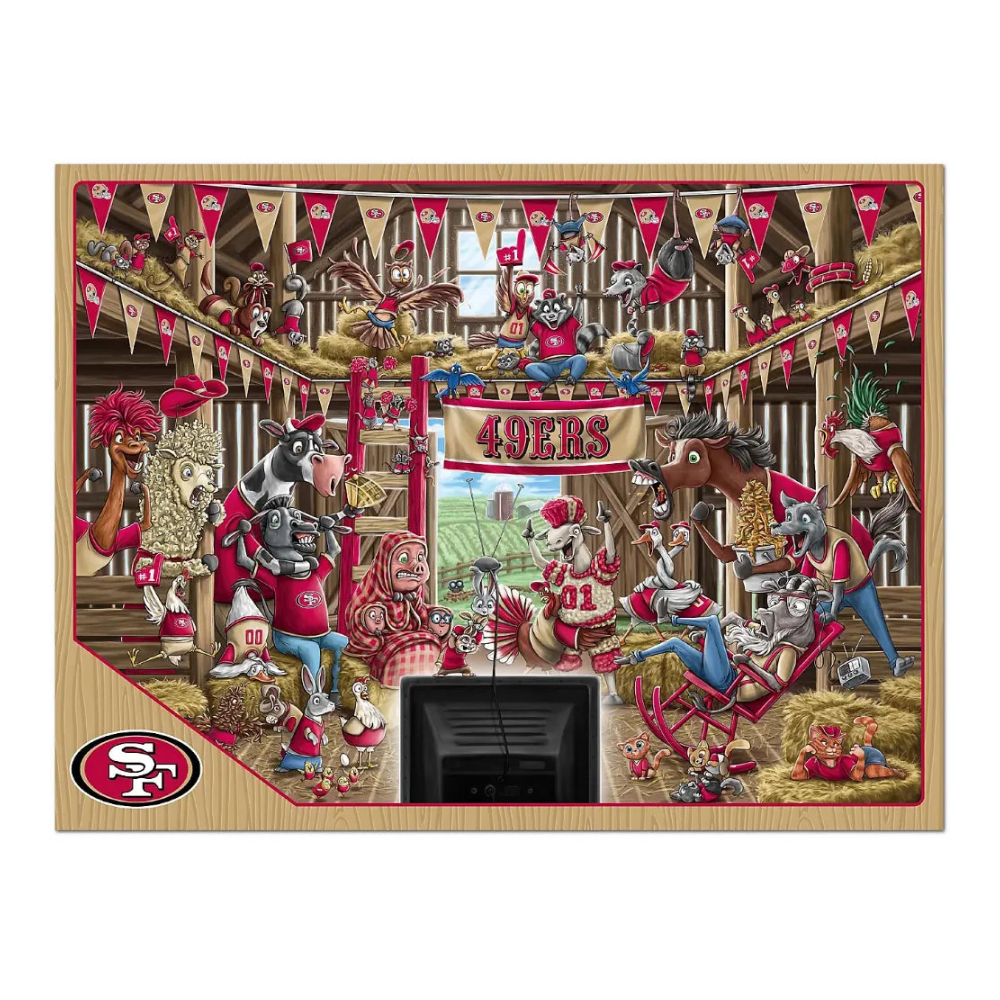 Rompecabezas YouTheFan NFL Barnyard Fans 49Ers
