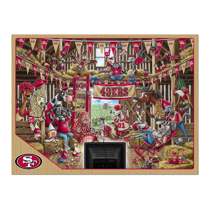 Rompecabezas YouTheFan NFL Barnyard Fans 49Ers