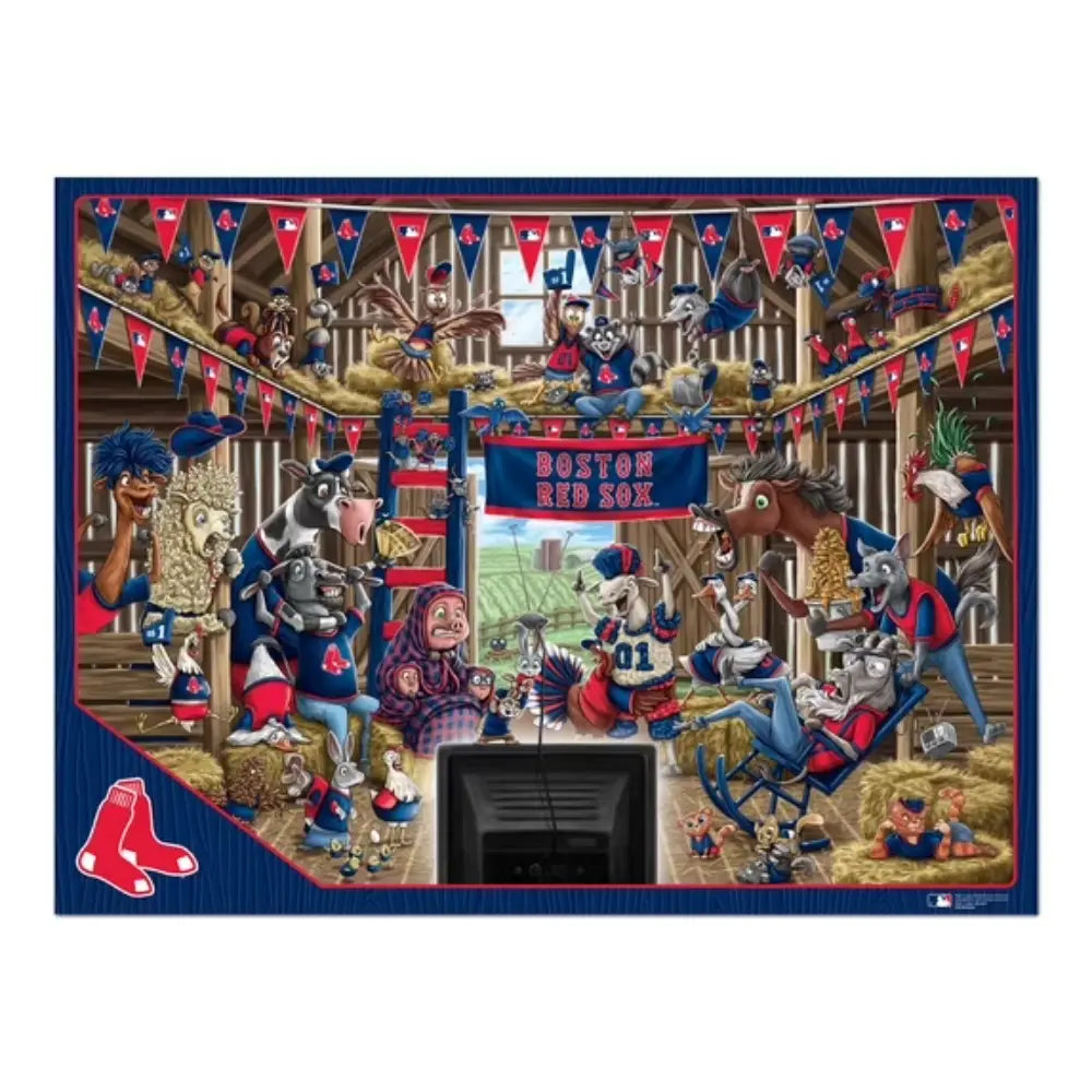 Rompecabezas YouTheFan MLB Barnyard Fans Red Sox