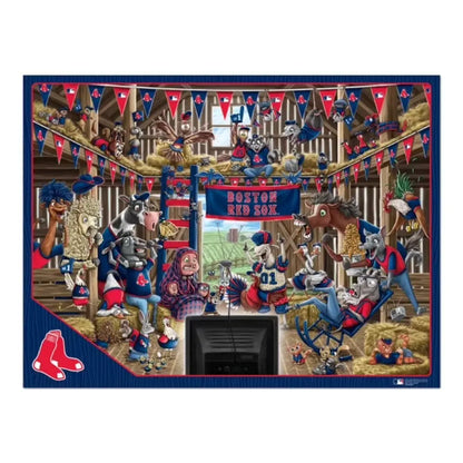 Rompecabezas YouTheFan MLB Barnyard Fans Red Sox