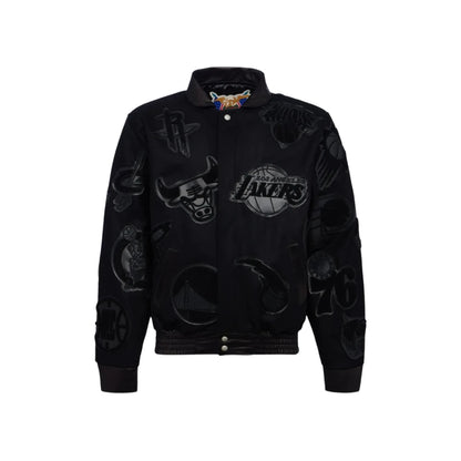 Chamarra Jeff Hamilton NBA Wool & Leather Super Collage
