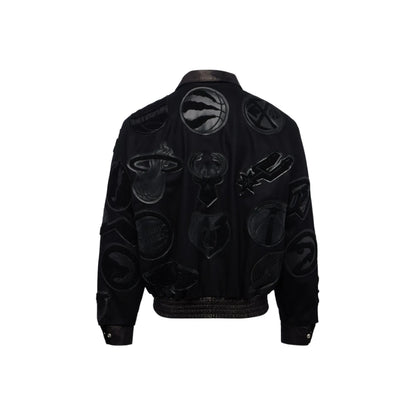 Chamarra Jeff Hamilton NBA Wool & Leather Super Collage