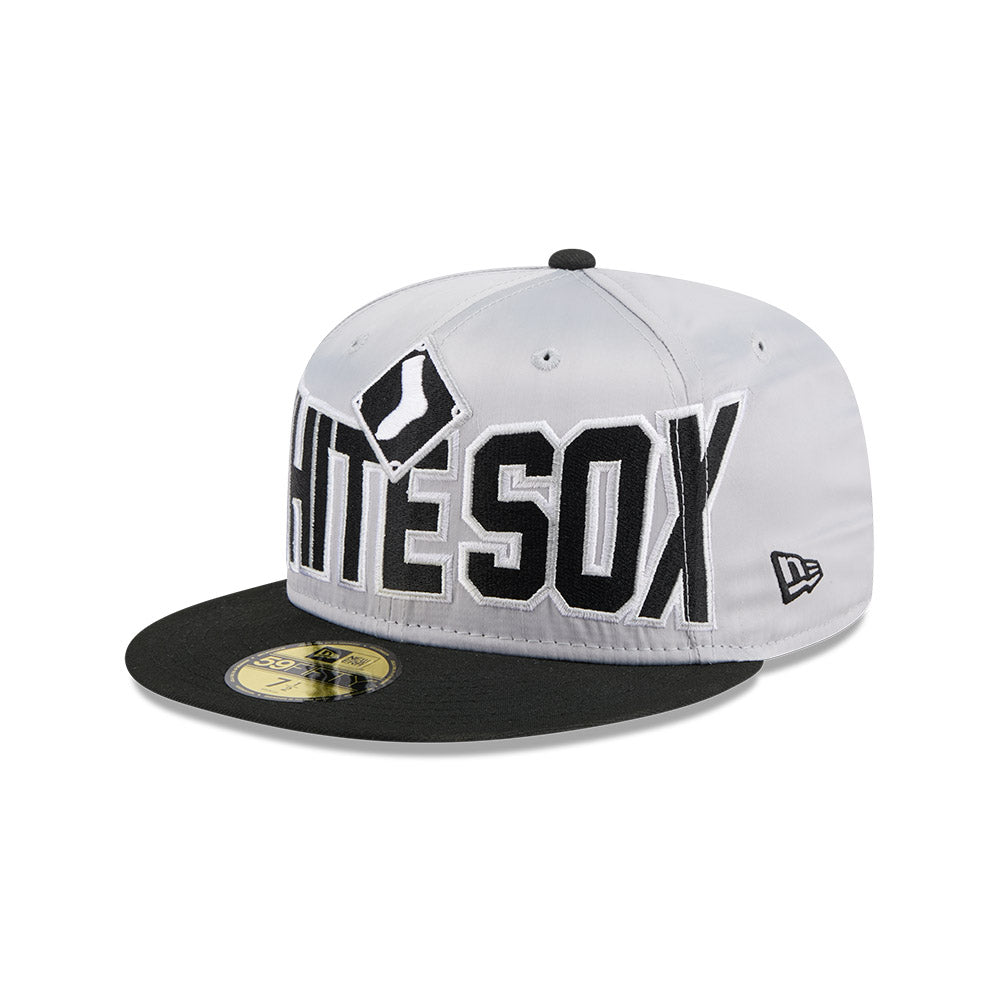 Gorra New Era 5950 MLB Satin White Sox