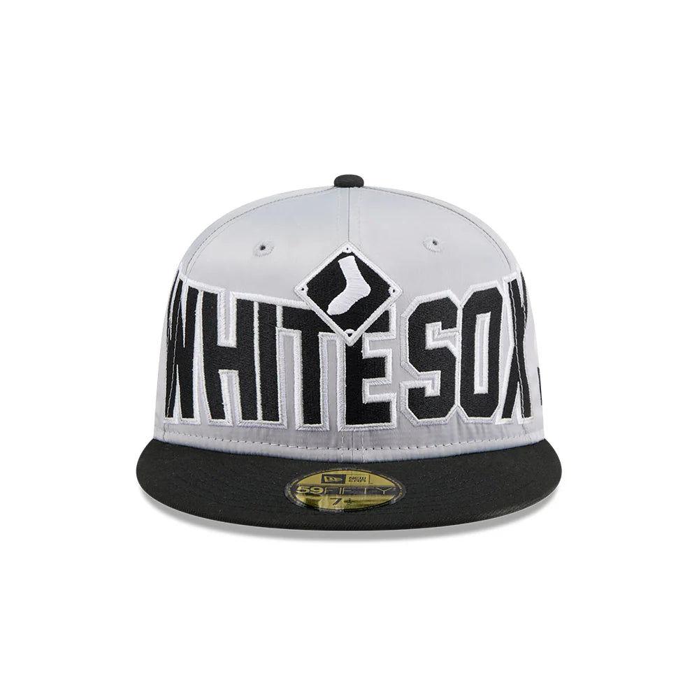 Gorra New Era 5950 MLB Satin White Sox