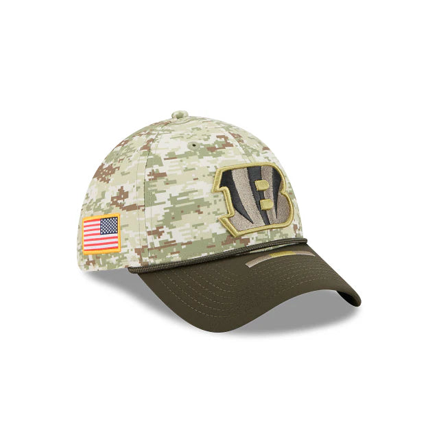 Gorra New Era 3930 NFL Salute To Service 2025 Cincinnati Bengals